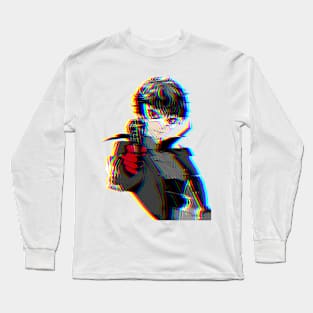 Glitch Joker Long Sleeve T-Shirt